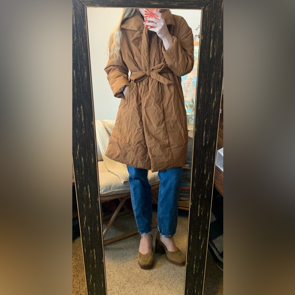 Puffer Trench Coat